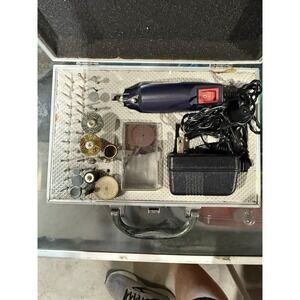 Mini Rotary Tool Kit 12V DC 500mA 12000RPM Engraver Grinder Polisher w/Bits Case